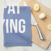 ノベルティの体育館-汗脂肪質の泣き叫びはあります-おもしろいなトレーニング キッチンタオル (四つ折り)