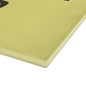 ノベルティの注意。 ナイフは鋭いです カッティングボード (角)