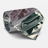 ノベルティの1959年の世紀半ばのモダンの家 ネクタイ (ロール)