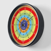 ノベルティアメリカタイムゾーンの大きな時計 壁時計 (傾斜)