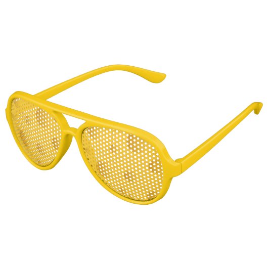 ノベルティイエローチーズデザインパーティーシェード アビエーターサングラス (アングル)
