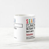 ノベルティインターネット検索結果パーソナライズされた コーヒーマグカップ (中央)