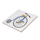 ノベルティオールドファッションドバイクブルー タイル (側面)