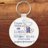 ノベルティクマの設計者のためのメモリキーリング キーホルダー (正面)