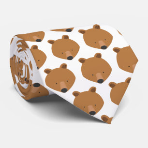 ノベルティクマ動物 ネクタイ