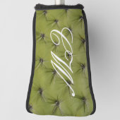 ノベルティグリーンサボテンプリントゴルフアクセサリーギフト ゴルフヘッドカバー (回転90)