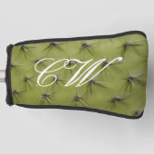 ノベルティグリーンサボテンプリントゴルフアクセサリーギフト ゴルフヘッドカバー (正面)