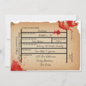 ノベルティコロナーズラベルハロウィーン 招待状 (正面)