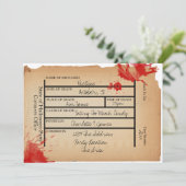 ノベルティコロナーズラベルハロウィーン 招待状 (スタンド正面)