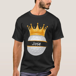 ノベルティゴルフネームパーソナライズされたホセスポーツパパ Tシャツ