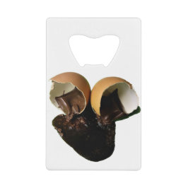 ノベルティチョコレート卵 クレジットカード栓抜き