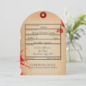 ノベルティハローウィンパーティトーラベルコロナーズオフィス 招待状 (スタンド正面)