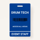 ノベルティバックステージパスIDバッジ バッジ (正面)