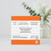 ノベルティパーソナライズされたブリティッ結婚シュ 招待状 (スタンド正面)