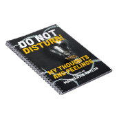 ノベルティブックカバパーソナライズされたー(自己文字) ノートブック (右側)