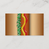 ノベルティホットドッググラフィック自動販売店食品 名刺 (裏面)