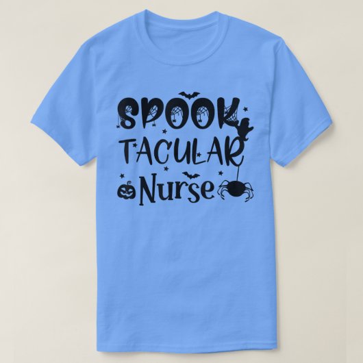 ノベルティユニークハロウィーンの衣装かわいいスプック Tシャツ (デザイン正面)