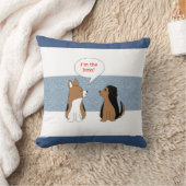 ノベルティ犬の枕 クッション (ブランケット)