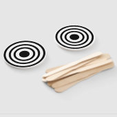 ノベルティ白黒ブルセイズサークル ハンドファン (組立なし)