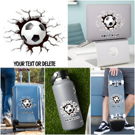 ノベルティ突破口サッカーボールゴールスマッシュ シール