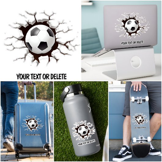 ノベルティ突破口サッカーボールゴールスマッシュ シール