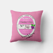 ノベルティ第30節目誕生日ワインラおもしろいベル クッション (裏面)