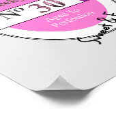 ノベルティ第30節目誕生日ワインラおもしろいベル ポスター (角)