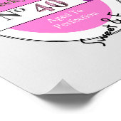 ノベルティ第40節目誕生日ワインラおもしろいベル ポスター (角)