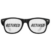 ノベルティ退職したサングラスシェード レトロサングラス (正面)