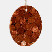 ノベルティ銅貨 セラミックオーナメント (右)