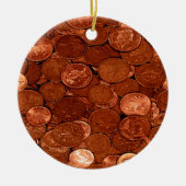 ノベルティ銅貨 セラミックオーナメント (正面)