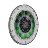 ノベルティ風変わりリアル緑の眼球牛の目 ダーツボード (正面左)