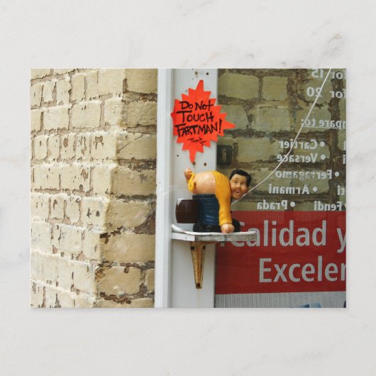 ノベルティ養殖バブルマン ポストカード (正面)