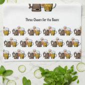 ノベルティ3ビーズマンガカスタマイズ可能な写真 キッチンタオル (折り畳み)