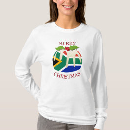 ノベルティ |南アフリカ |クリスマスプリンTシャツ Tシャツ
