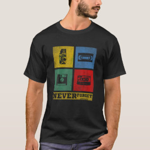 ノベ忘れーカセットテープVHSゲーマーオールドスクールMu Tシャツ