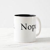 ノペおもしろいコーヒーマグ ツートーンマグカップ (正面右)