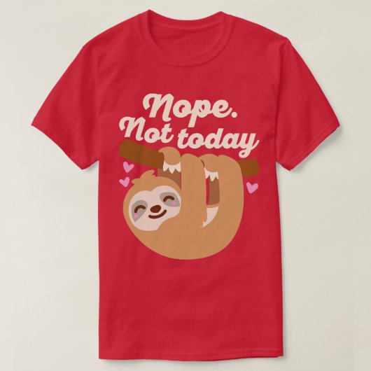 ノペアントゥデイSloth Tシャツ (デザイン正面)