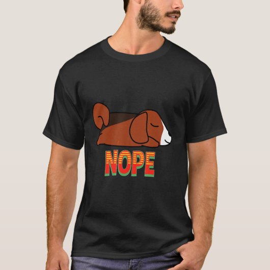 ノペスリーピングビーグル Tシャツ (正面)