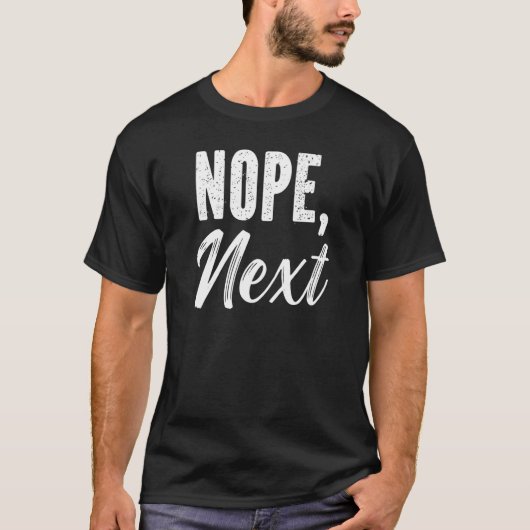 ノペネクスト皮肉引用文 Tシャツ (正面)