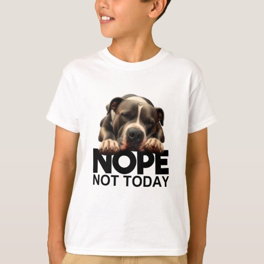 ノペノントゥデイピットブル Tシャツ (正面)