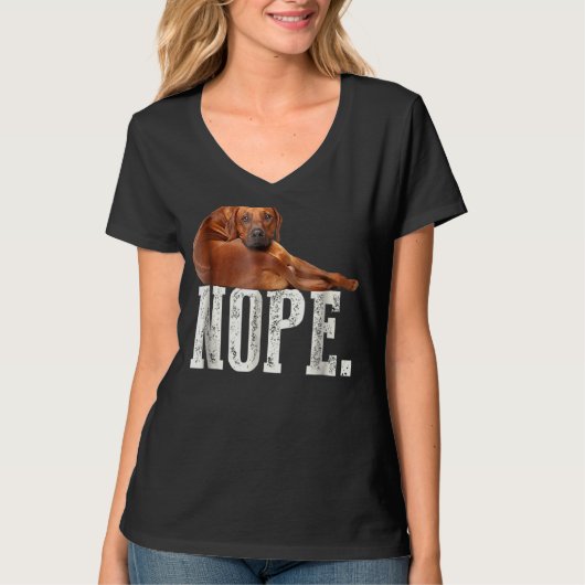 ノペレイジーローデシアン抜き返し犬の恋人ティー Tシャツ (正面)