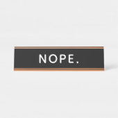 ノペ デスクネームプレート (正面)