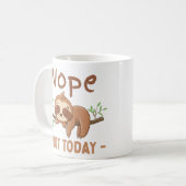 ノペ、今日はナマケモノではないおもしろい。 コーヒーマグカップ (正面左)