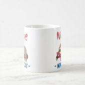 ノペ、今日はナマケモノではないおもしろい。 コーヒーマグカップ (中央)