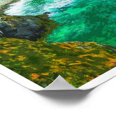 ノホバルコーブコルクアイルランドレトロスタイル ポスター (角)