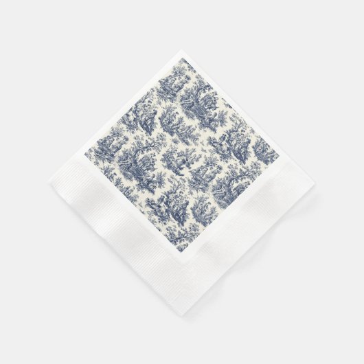 ノマデザウストラエイリアン海軍トワールデジュイ 縁ありカクテルナプキン (角)