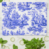 ノマデソストラリフランスのアンスブルージューデザイン キッチンタオル (折り畳み)