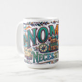 ノマドニセシティーズTシャツ コーヒーマグカップ (正面左)