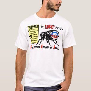 ノミのパーティー: Occupy wall street Tシャツ